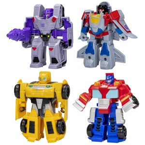 Transformers TRA EVERGREEN HEROES VS VILLAINS 4PK